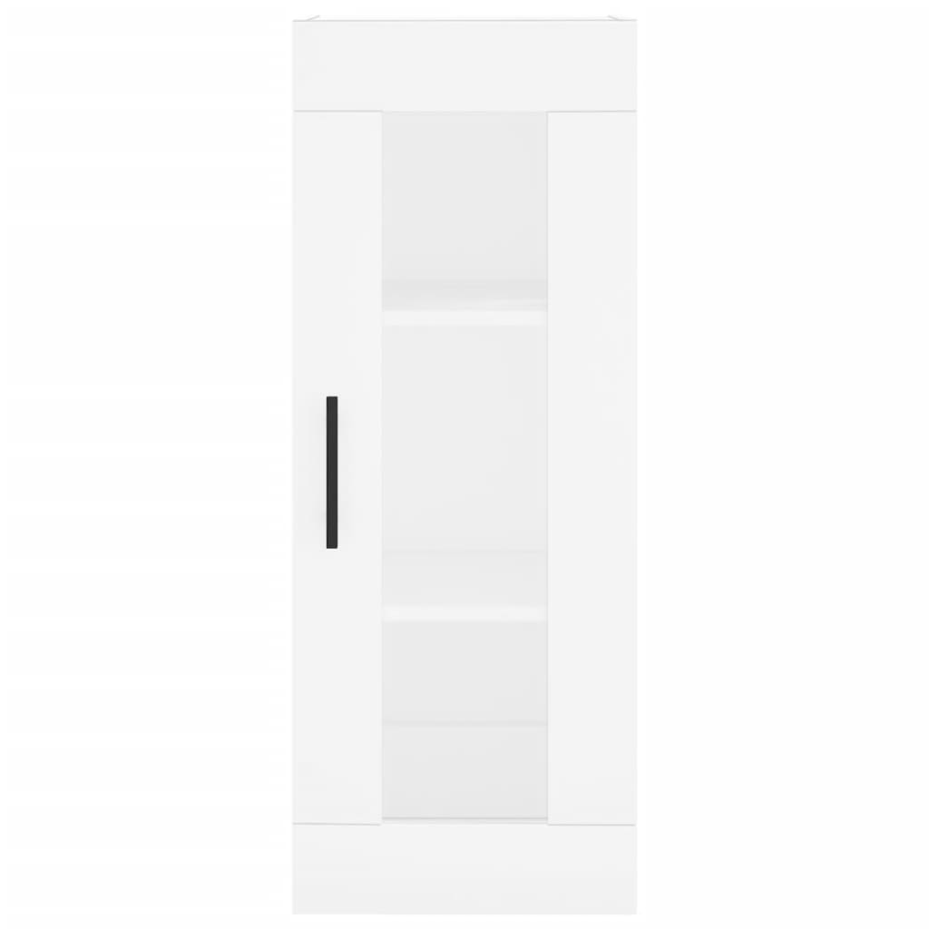 Credenza Bianca 34,5x34x180 cm in Legno Multistrato - homemem39