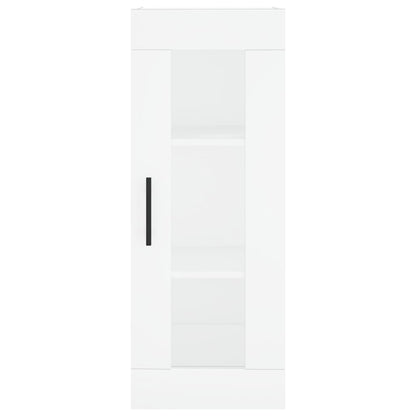 Credenza Bianca 34,5x34x180 cm in Legno Multistrato - homemem39