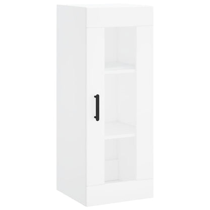 Credenza Bianca 34,5x34x180 cm in Legno Multistrato | homemem39
