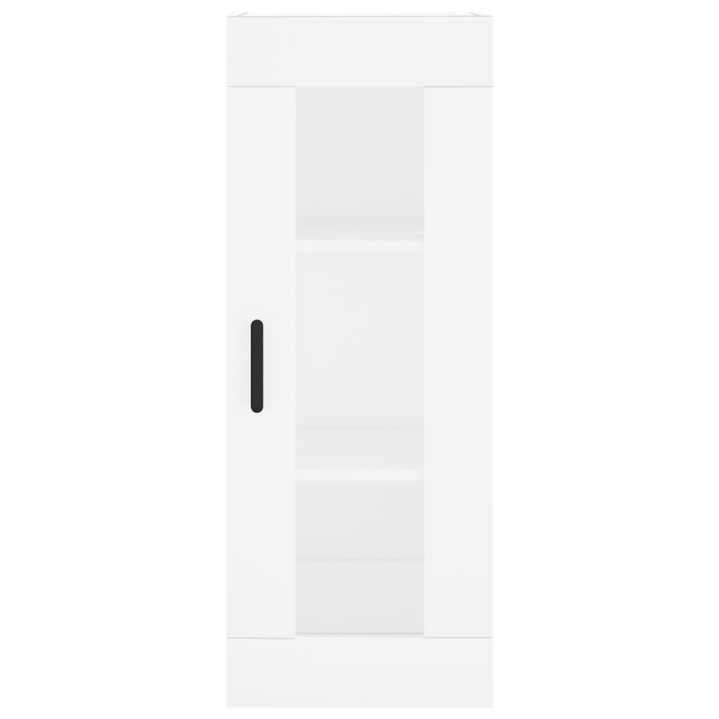 Credenza Bianca 34,5x34x180 cm in Legno Multistrato | homemem39