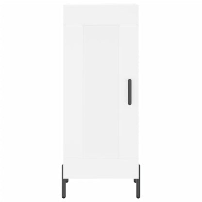 Credenza Bianca 34,5x34x180 cm in Legno Multistrato | homemem39