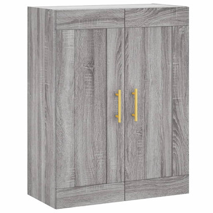 Credenza Grigio Sonoma 69,5x34x180 cm in Legno Multistrato | homemem39