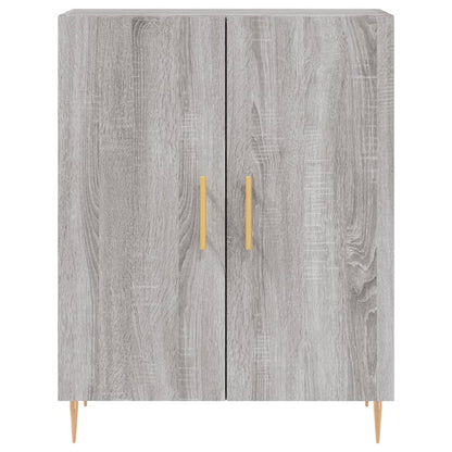 Credenza Grigio Sonoma 69,5x34x180 cm in Legno Multistrato | homemem39