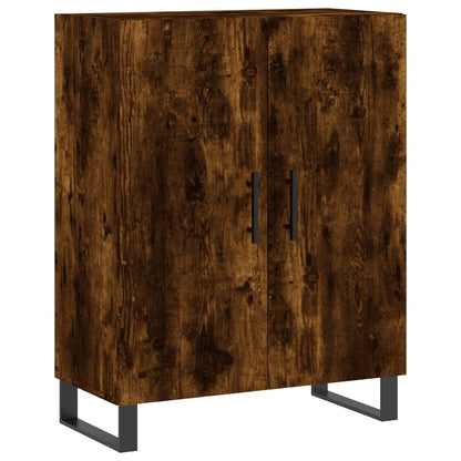 Credenza Rovere Fumo  69,5x34x180 cm in Legno Multistrato