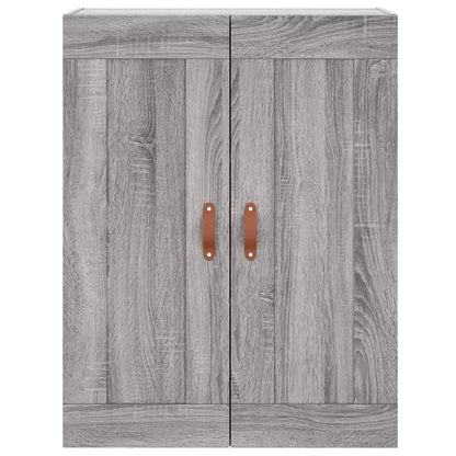 Credenza Grigio Sonoma 69,5x34x180 cm in Legno Multistrato | homemem39