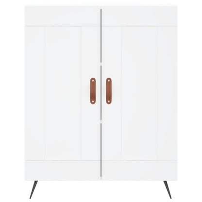 Credenza Bianca 69,5x34x180 cm in Legno Multistrato - homemem39