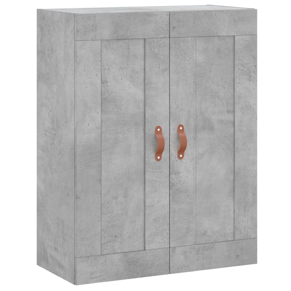 Credenza Grigio Cemento 69,5x34x180 cm in Legno Multistrato - homemem39