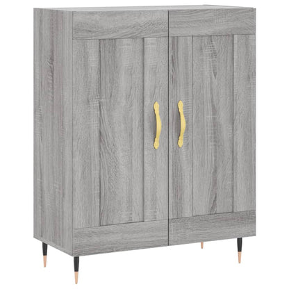 Credenza Grigio Sonoma 69,5x34x180 cm in Legno Multistrato - homemem39
