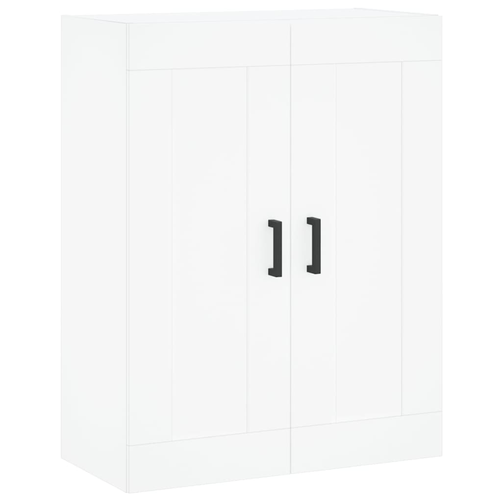 Credenza Bianca 69,5x34x180 cm in Legno Multistrato | homemem39