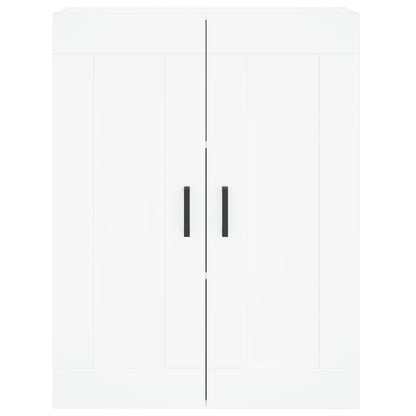 Credenza Bianca 69,5x34x180 cm in Legno Multistrato | homemem39