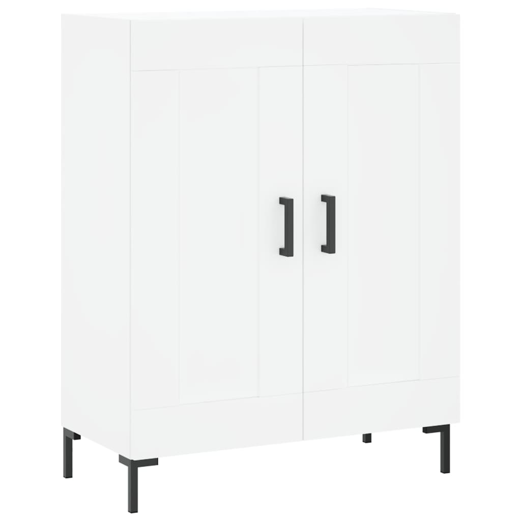 Credenza Bianca 69,5x34x180 cm in Legno Multistrato | homemem39