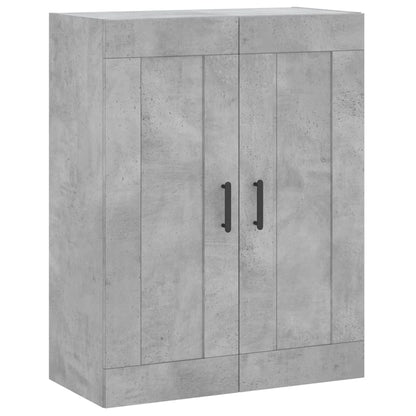 Credenza Grigio Cemento 69,5x34x180 cm in Legno Multistrato | homemem39