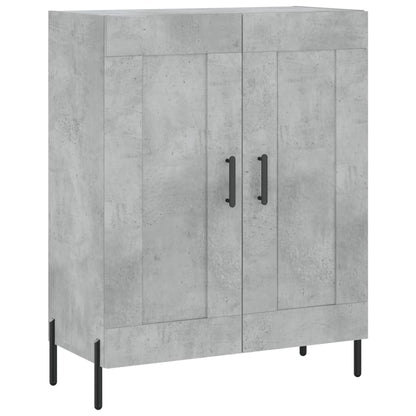Credenza Grigio Cemento 69,5x34x180 cm in Legno Multistrato | homemem39