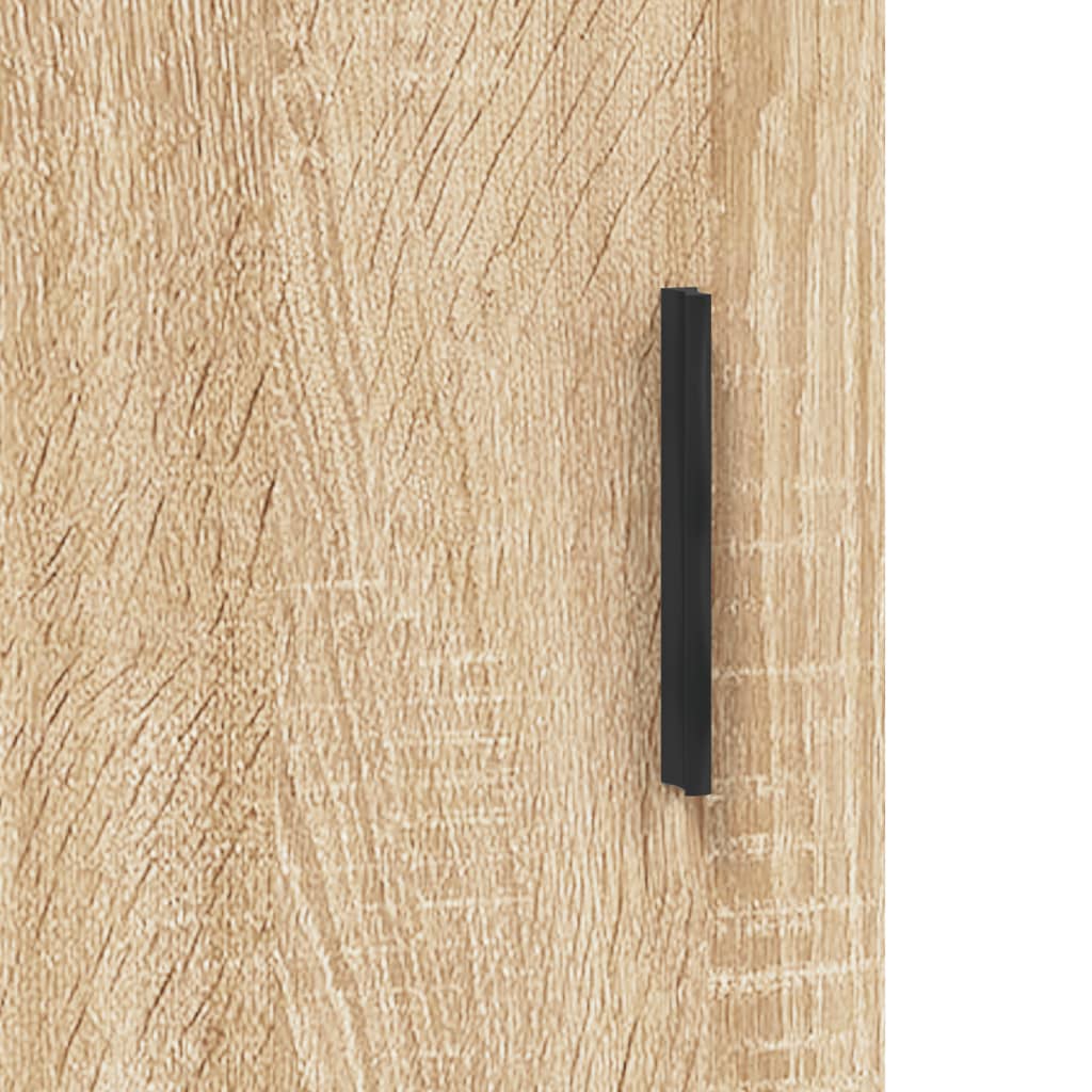 Credenza Rovere Sonoma 69,5x34x180 cm in Legno Multistrato | homemem39