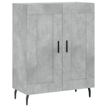 Credenza Grigio Cemento 69,5x34x180 cm in Legno Multistrato - homemem39