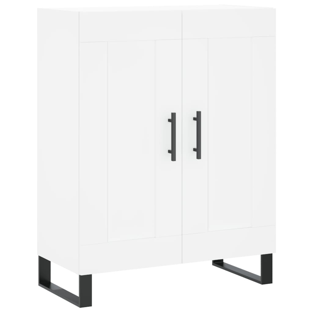 Credenza Bianca 69,5x34x180 cm in Legno Multistrato | homemem39
