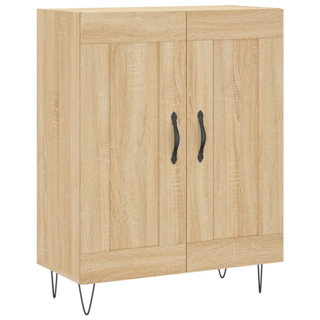 Credenza Rovere Sonoma 69,5x34x180 cm in Legno Multistrato - homemem39