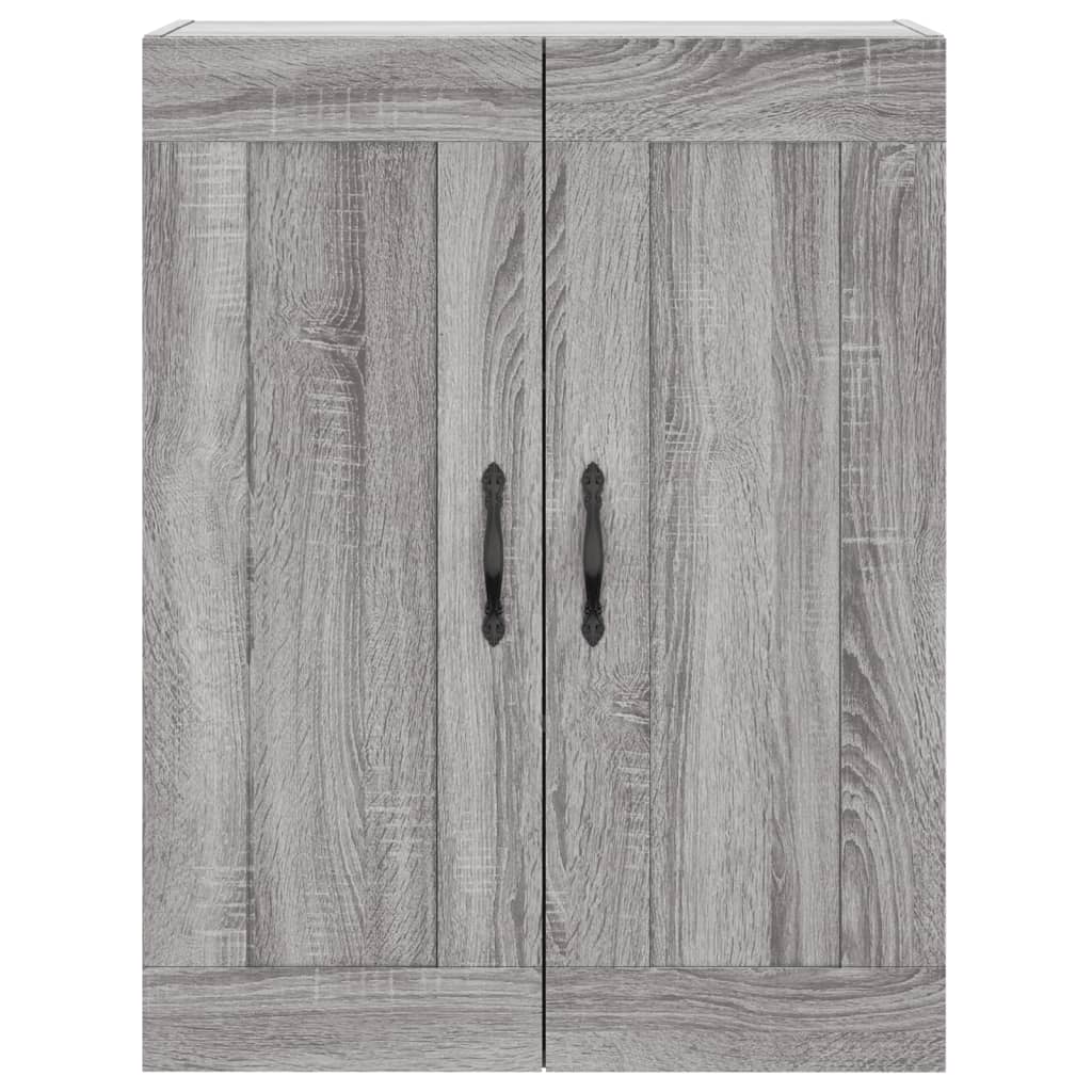 Credenza Grigio Sonoma 69,5x34x180 cm in Legno Multistrato - homemem39