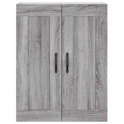 Credenza Grigio Sonoma 69,5x34x180 cm in Legno Multistrato - homemem39