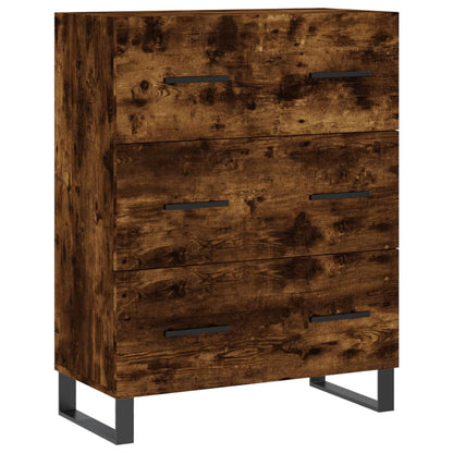 Credenza Rovere Fumo  69,5x34x180 cm in Legno Multistrato - homemem39