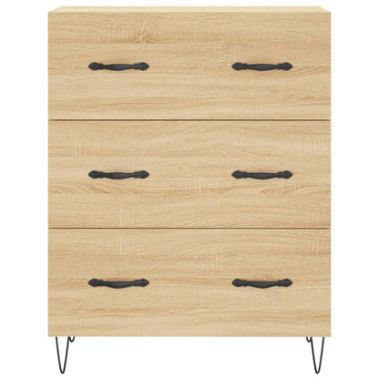 Credenza Rovere Sonoma 69,5x34x180 cm in Legno Multistrato