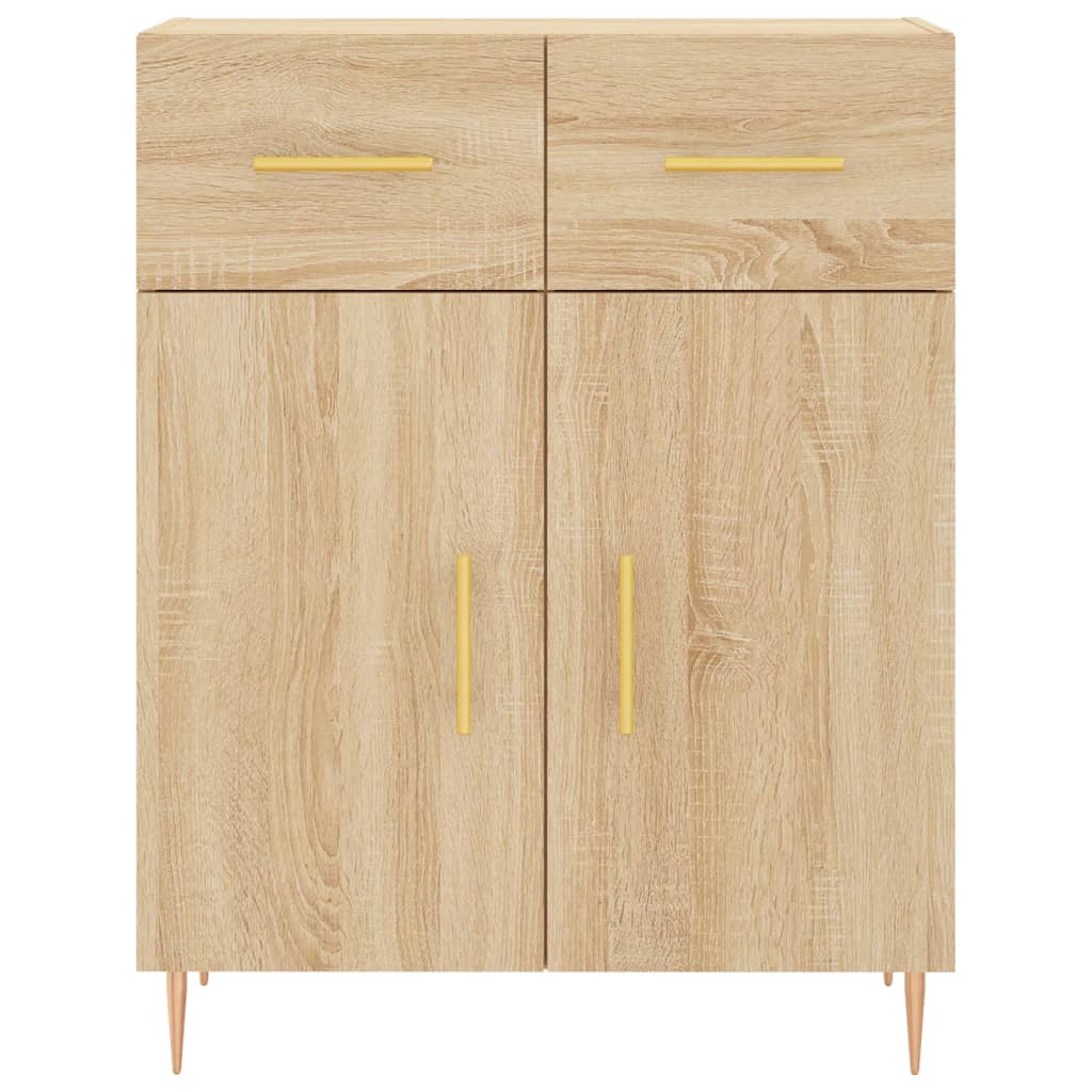 Credenza Rovere Sonoma 69,5x34x180 cm in Legno Multistrato - homemem39