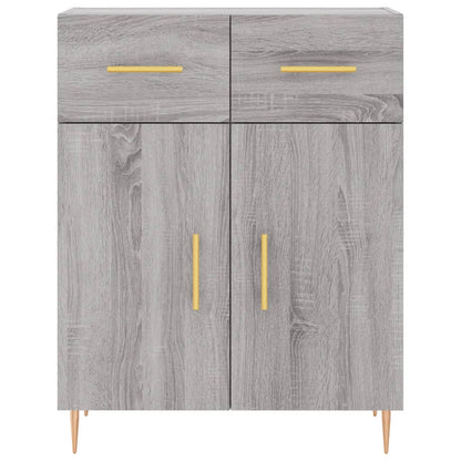 Credenza Grigio Sonoma 69,5x34x180 cm in Legno Multistrato | homemem39