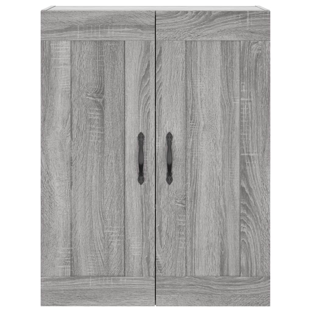Credenza Grigio Sonoma 69,5x34x180 cm in Legno Multistrato - homemem39