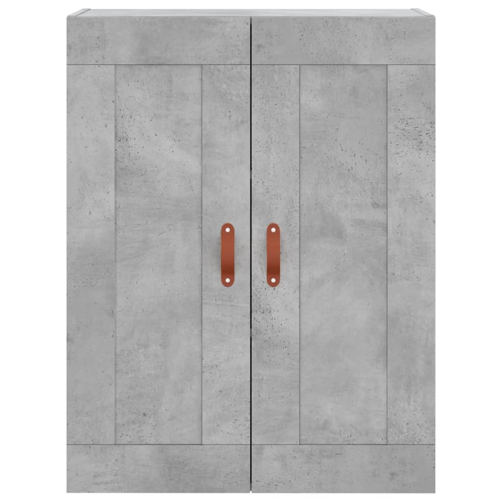 Credenza Grigio Cemento 69,5x34x180 cm in Legno Multistrato - homemem39