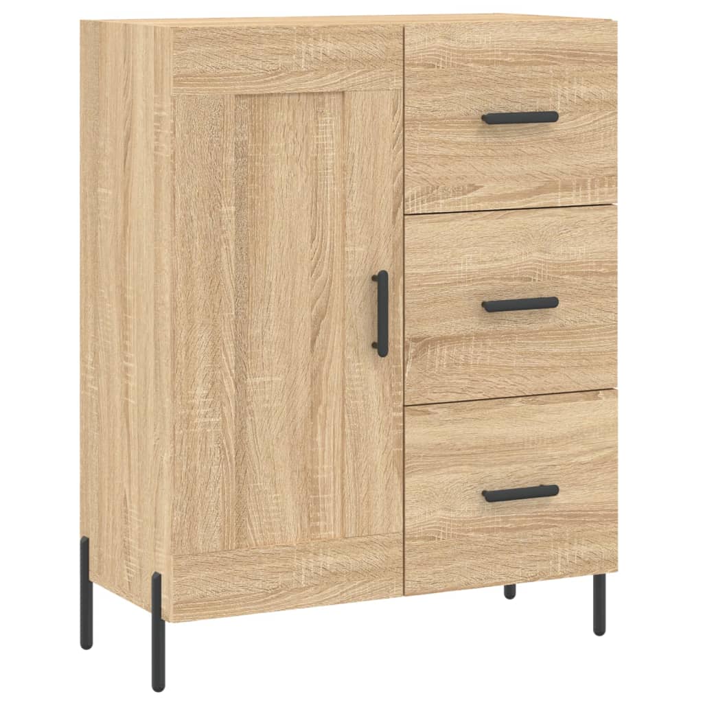 Credenza Rovere Sonoma 69,5x34x180 cm in Legno Multistrato