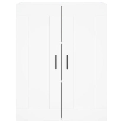 Credenza Bianca 69,5x34x180 cm in Legno Multistrato - homemem39