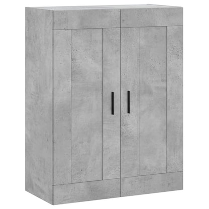 Credenza Grigio Cemento 69,5x34x180 cm in Legno Multistrato | homemem39