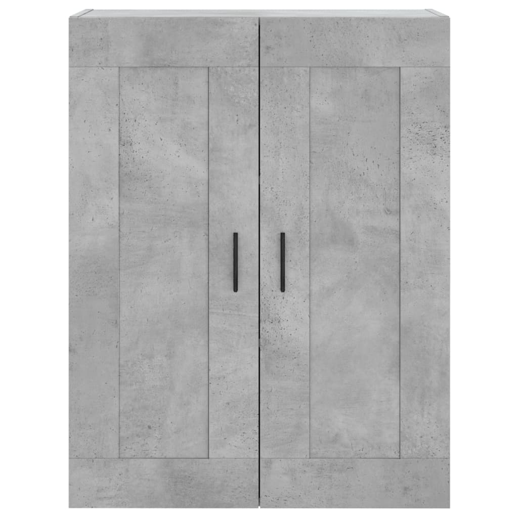 Credenza Grigio Cemento 69,5x34x180 cm in Legno Multistrato | homemem39
