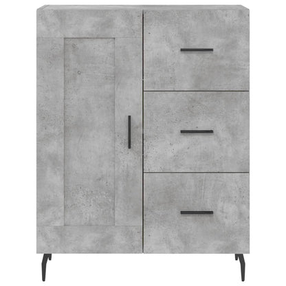 Credenza Grigio Cemento 69,5x34x180 cm in Legno Multistrato | homemem39