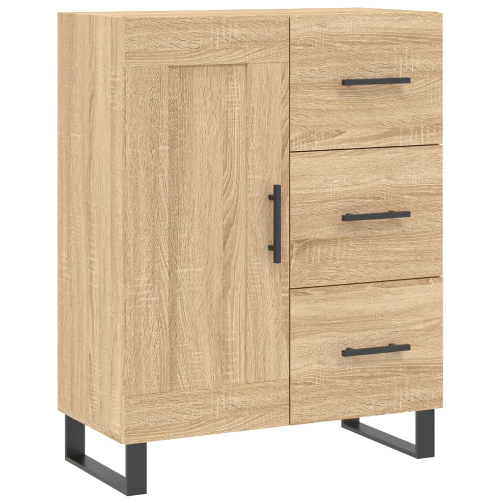 Credenza Rovere Sonoma 69,5x34x180 cm in Legno Multistrato