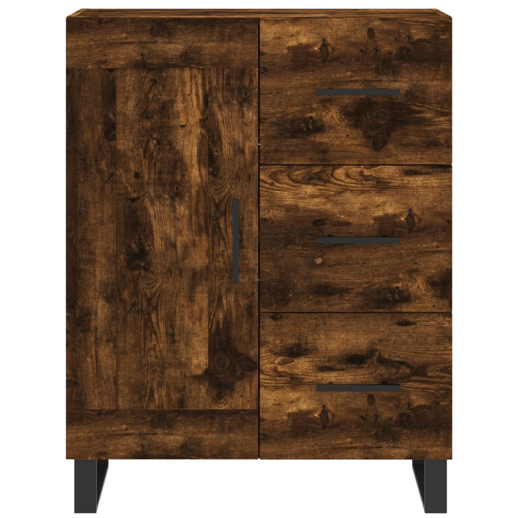 Credenza Rovere Fumo  69,5x34x180 cm in Legno Multistrato - homemem39