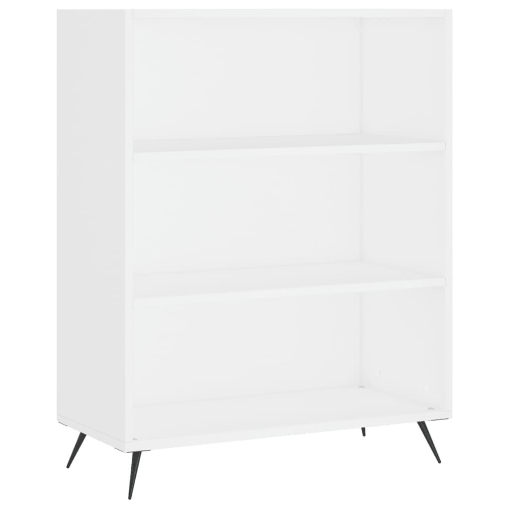 Credenza Bianca 69,5x34x180 cm in Legno Multistrato - homemem39