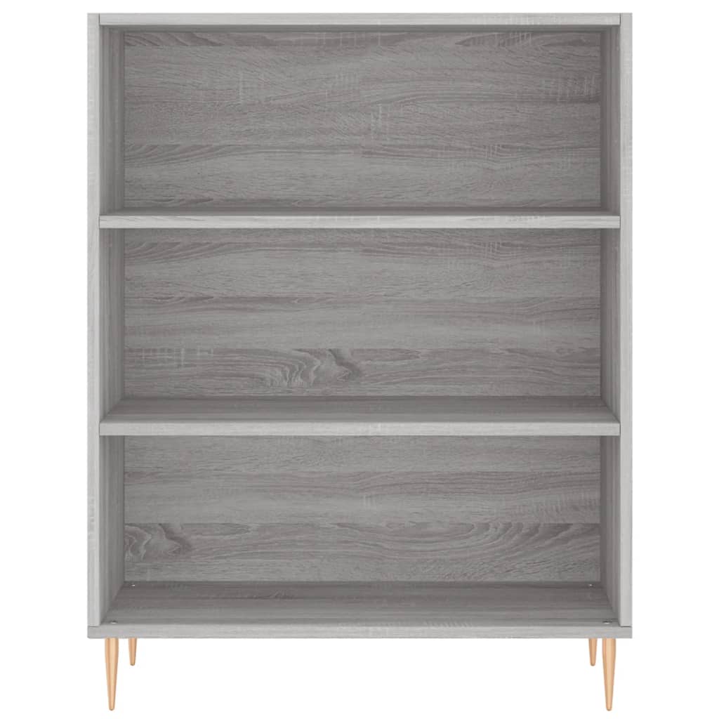 Credenza Grigio Sonoma 69,5x34x180 cm in Legno Multistrato | homemem39
