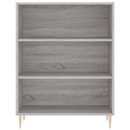 Credenza Grigio Sonoma 69,5x34x180 cm in Legno Multistrato | homemem39