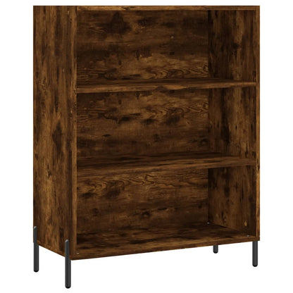 Credenza Rovere Fumo  69,5x34x180 cm in Legno Multistrato