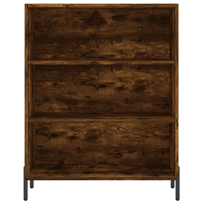 Credenza Rovere Fumo  69,5x34x180 cm in Legno Multistrato