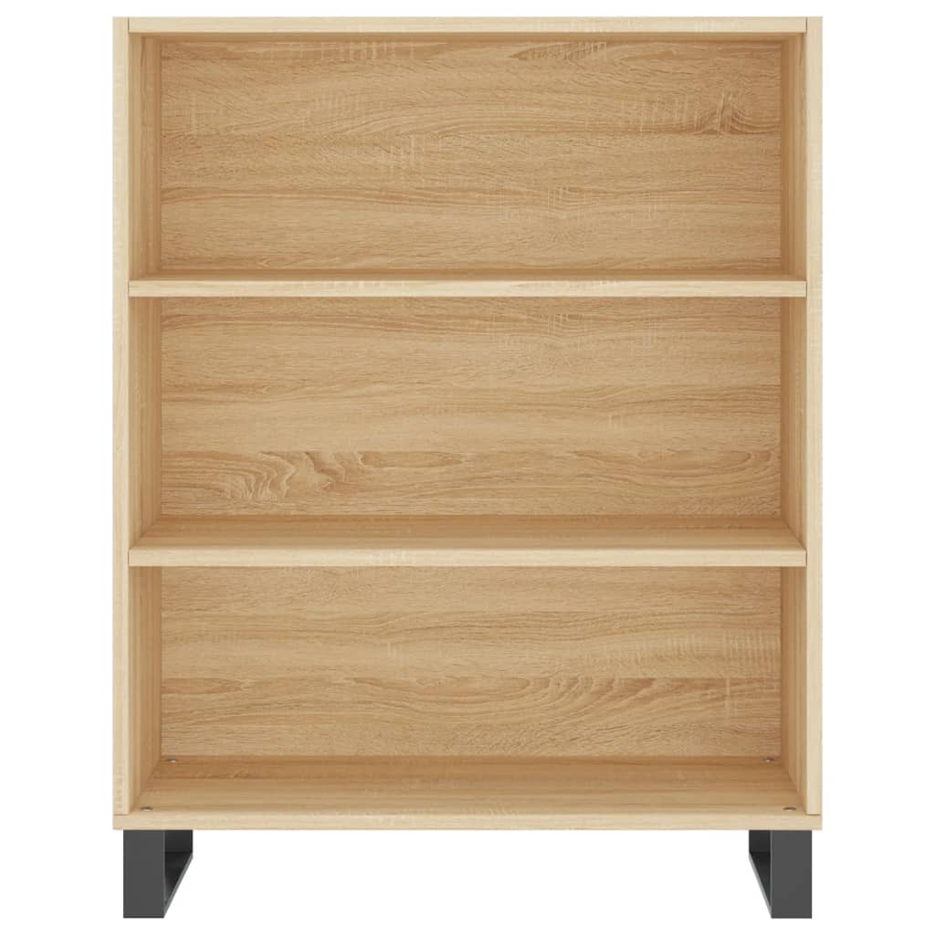 Sideboard aus Sonoma-Eiche, 69,5 x 34 x 180 cm, aus Sperrholz