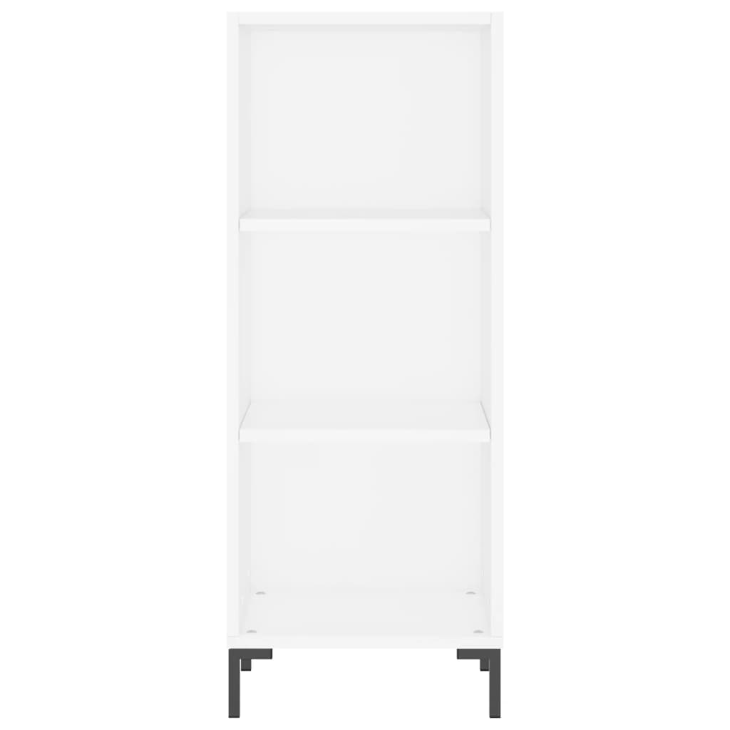 Credenza Bianca 34,5x34x180 cm in Legno Multistrato - homemem39