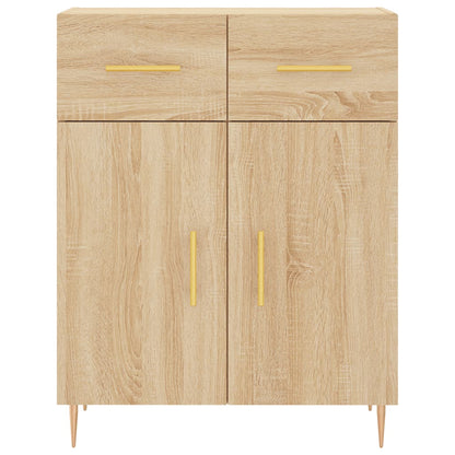 Credenza Rovere Sonoma 69,5x34x180 cm in Legno Multistrato - homemem39