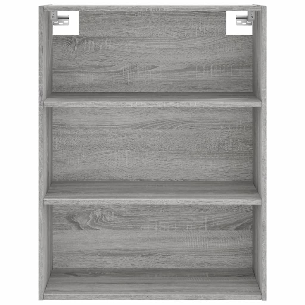 Credenza Grigio Sonoma 69,5x34x180 cm in Legno Multistrato - homemem39