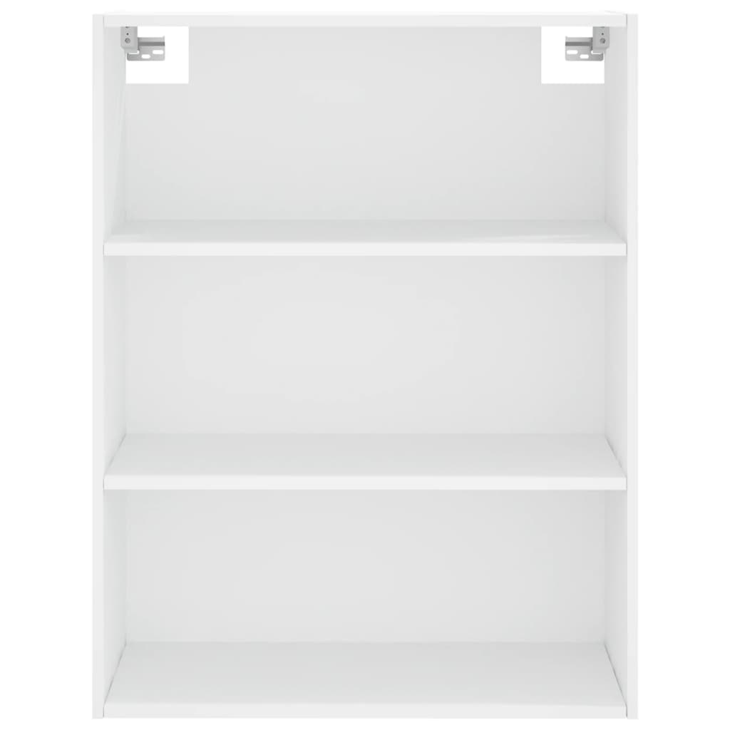 Credenza Bianca 69,5x34x180 cm in Legno Multistrato - homemem39