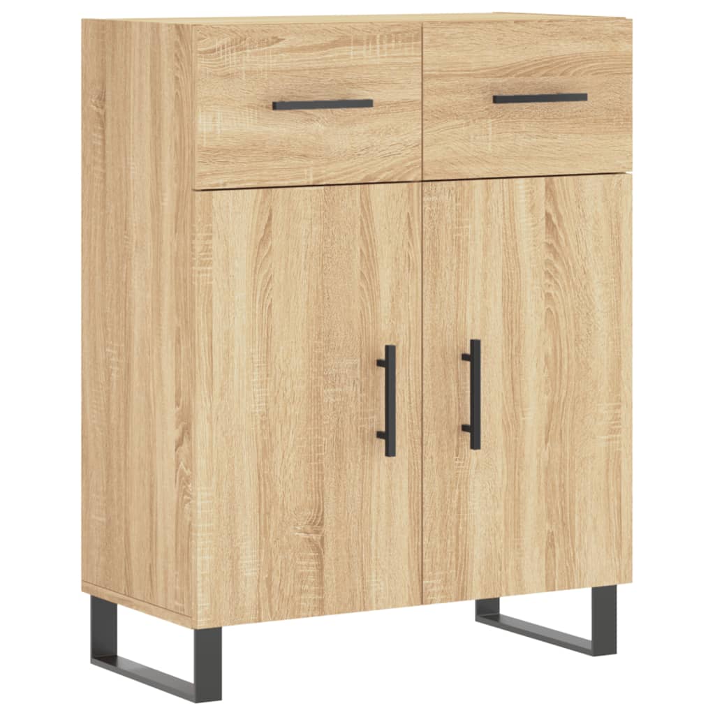 Credenza Rovere Sonoma 69,5x34x180 cm in Legno Multistrato - homemem39