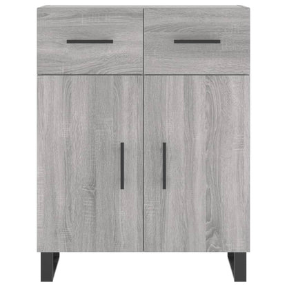 Credenza Grigio Sonoma 69,5x34x180 cm in Legno Multistrato - homemem39