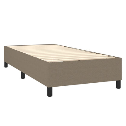 Giroletto a Molle con Materasso Tortora 80x200 cm inTessuto | homemem39