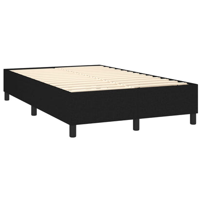 Giroletto a Molle con Materasso Nero 120x200 cm in Tessuto | homemem39